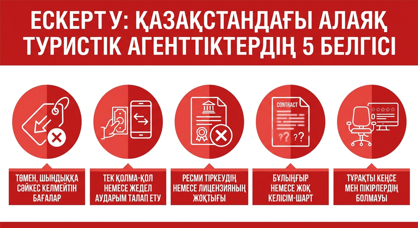 Туризм саласындағы алаяқтық Қазақстанда» loading=